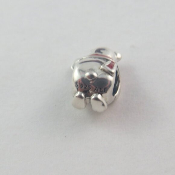 Pandora Bear Charm Christmas Polar Bear Charm Holiday Charm S925 Ale (H17) - Picture 4 of 4